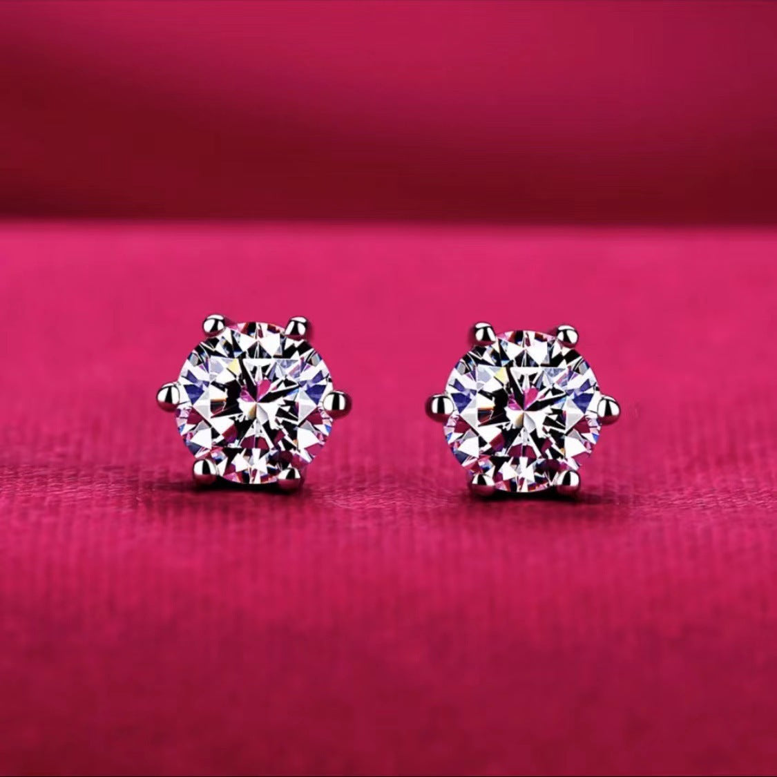 HIGH QUALITY LUXURY WEAR PLATINUM PLATED ZIRCON EARRINGS