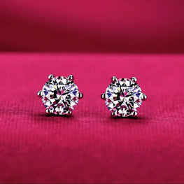 HIGH QUALITY LUXURY WEAR PLATINUM PLATED ZIRCON EARRINGS