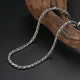 HIGH QUALITY TWIST CHAIN NECKLACE FOR MEN'S