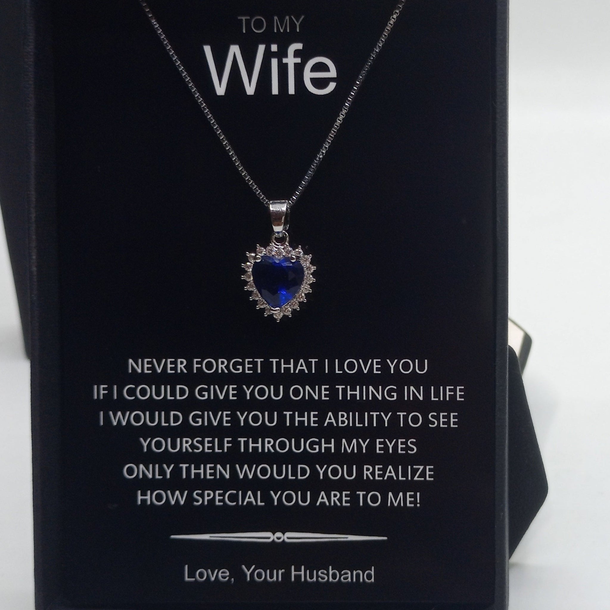 The Titanic pendant with heartfelt message