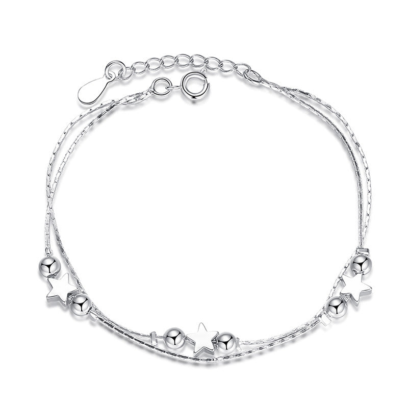 PLATINUM PLATED ZIRCON BRACELET - Lexception