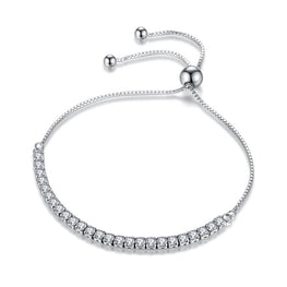 PLATINUM PLATED ZIRCON BRACELET - Lexception