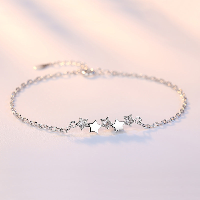 PLATINUM PLATED ZIRCON BRACELET - Lexception