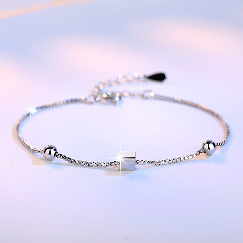 PLATINUM PLATED ZIRCON BRACELET - Lexception