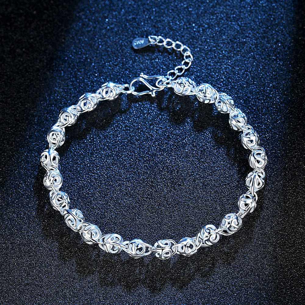 PLATINUM PLATED ZIRCON BRACELET - Lexception