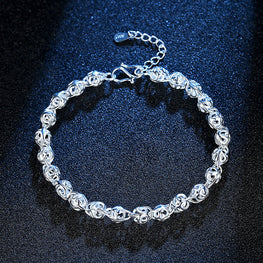 PLATINUM PLATED ZIRCON BRACELET - Lexception