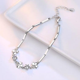 PLATINUM PLATED ZIRCON BRACELET - Lexception