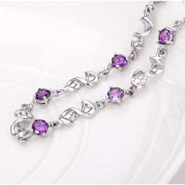 PLATINUM PLATED ZIRCON BRACELET - Lexception