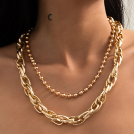 high quality choker necklace set layered