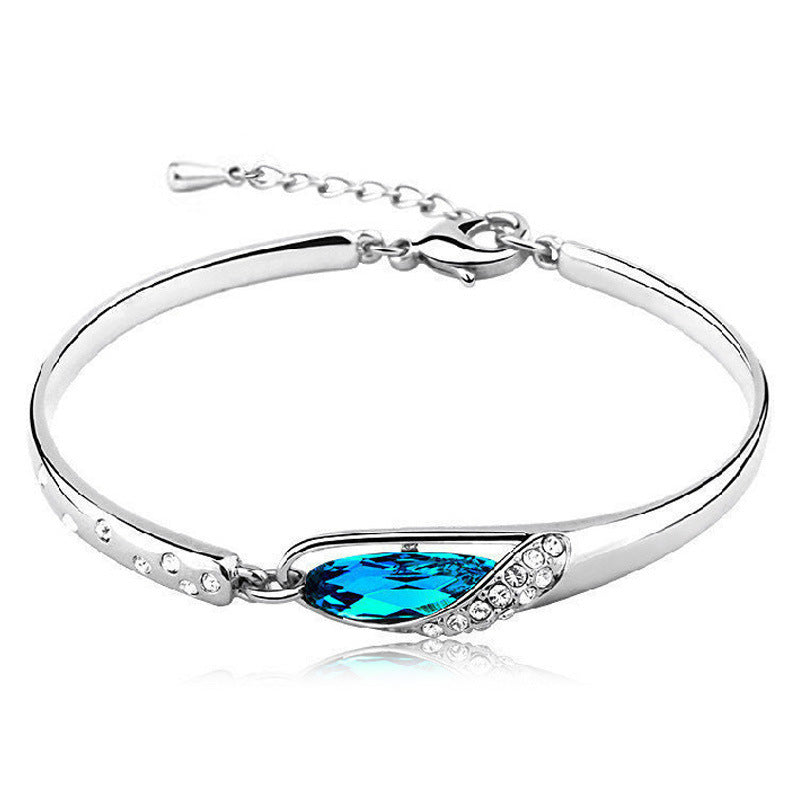 PLATINUM PLATED ZIRCON BRACELET - Lexception