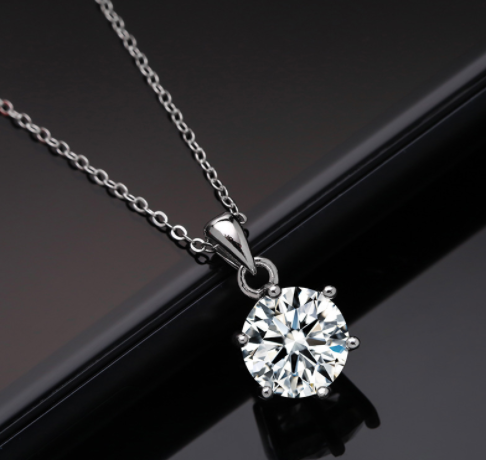 PLATINUM PLATED ZIRCON NECKLACE EARRINGS AND RING SET