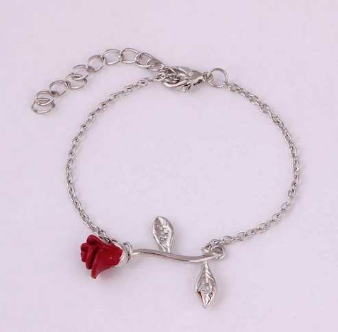 Rose Flower Charms Bracelet - Lexception